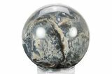 Polished Cosmic Jasper Sphere - Madagascar #241044-1